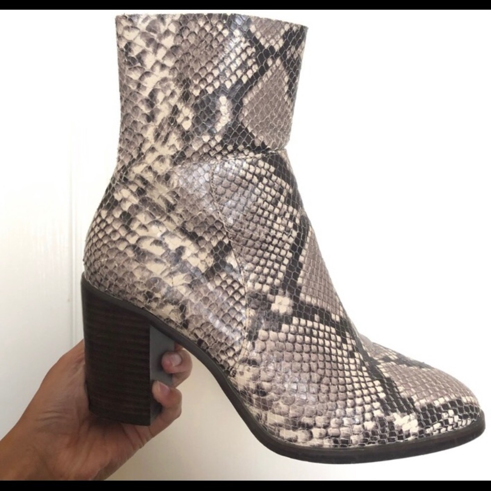 Steve Madden snake boots